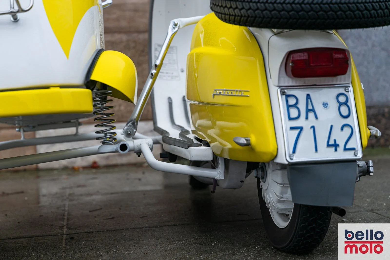 1963 LAMBRETTA TV175 SIDECAR With Custom SIDECAR — Bello Moto SF